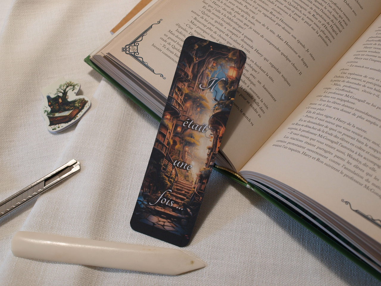 Marque-pages 5x16 - Bibliothèque fantaisie – Image 12