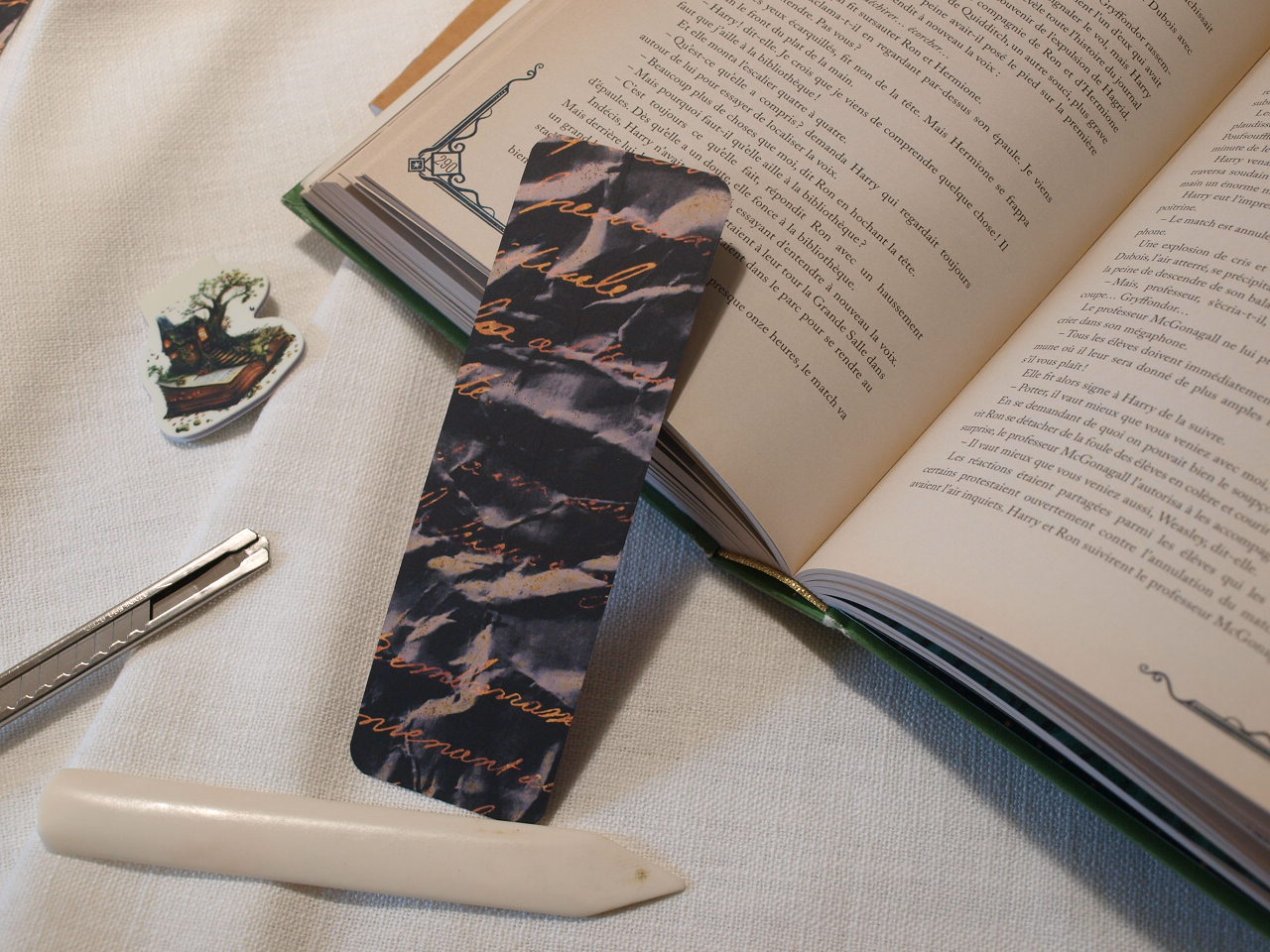 Marque-pages 5x16 - Bibliothèque fantaisie – Image 13