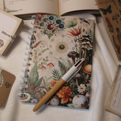 Carnet de Notes à spirales - Herbologie - 20x14