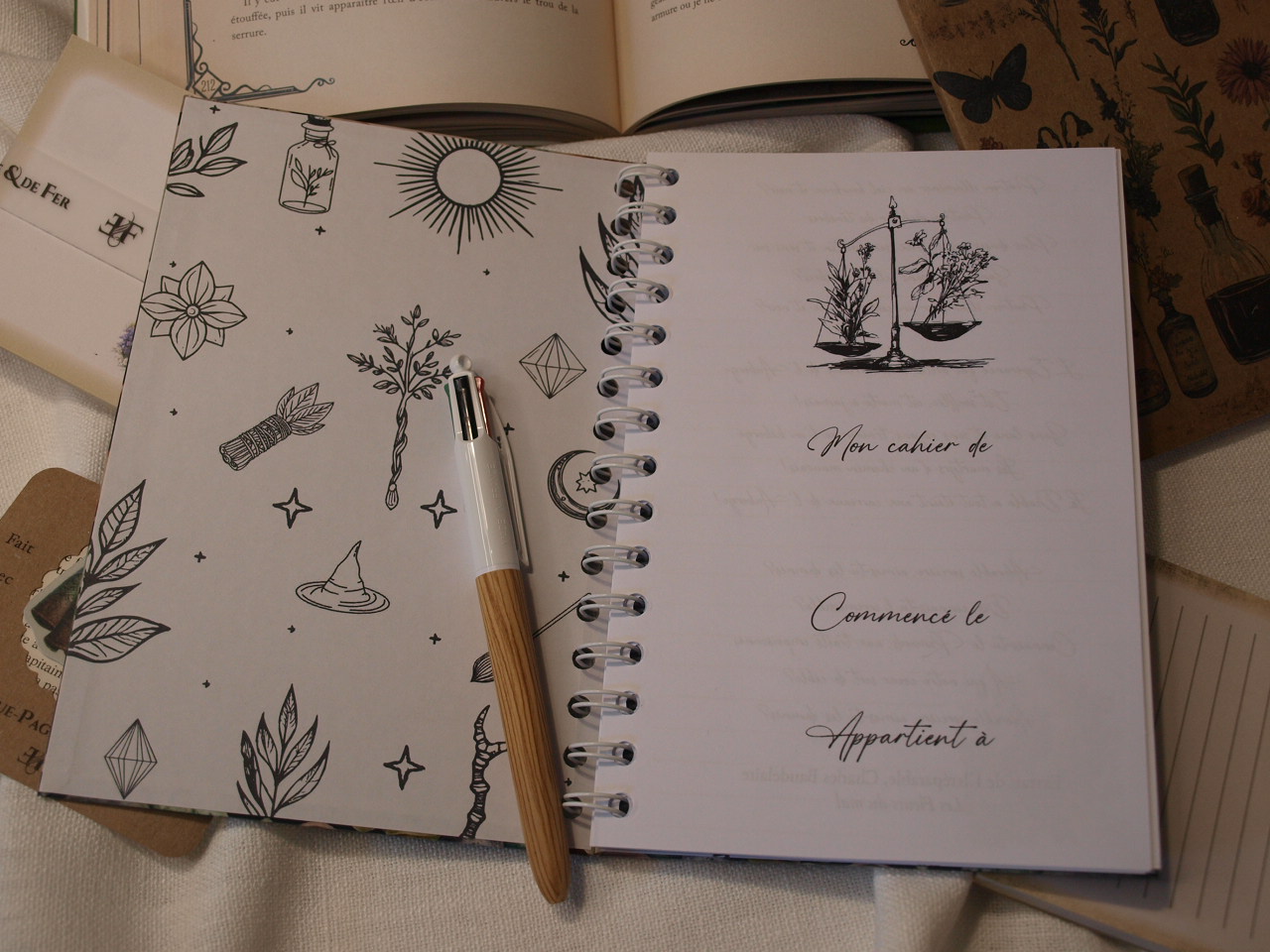 Carnet de Notes à spirales - Herbologie - 20x14 – Image 2