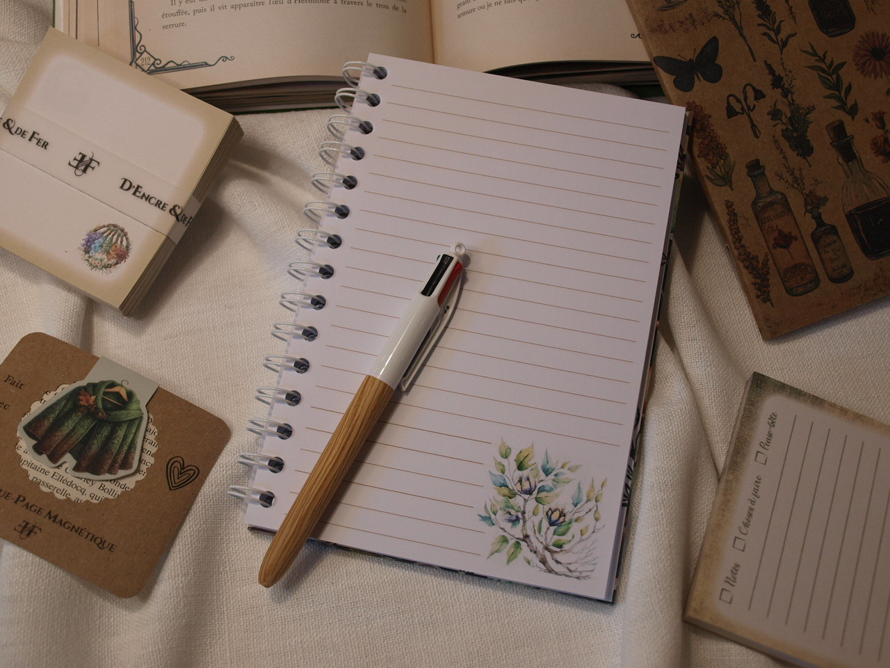 Carnet de Notes à spirales - Herbologie - 20x14 – Image 3