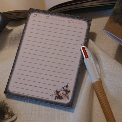 Bloc-Notes magnétiques 14x10 - Mon Jardin Noir