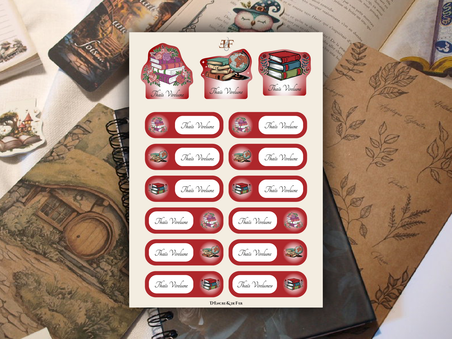 Planche de Stickers nominatifs - Personnalisable - Ma PAL – Image 4