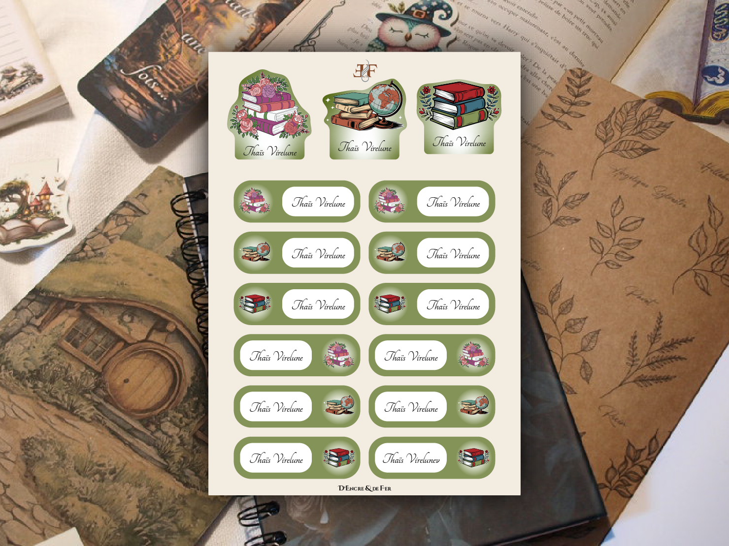 Planche de Stickers nominatifs - Personnalisable - Ma PAL – Image 6
