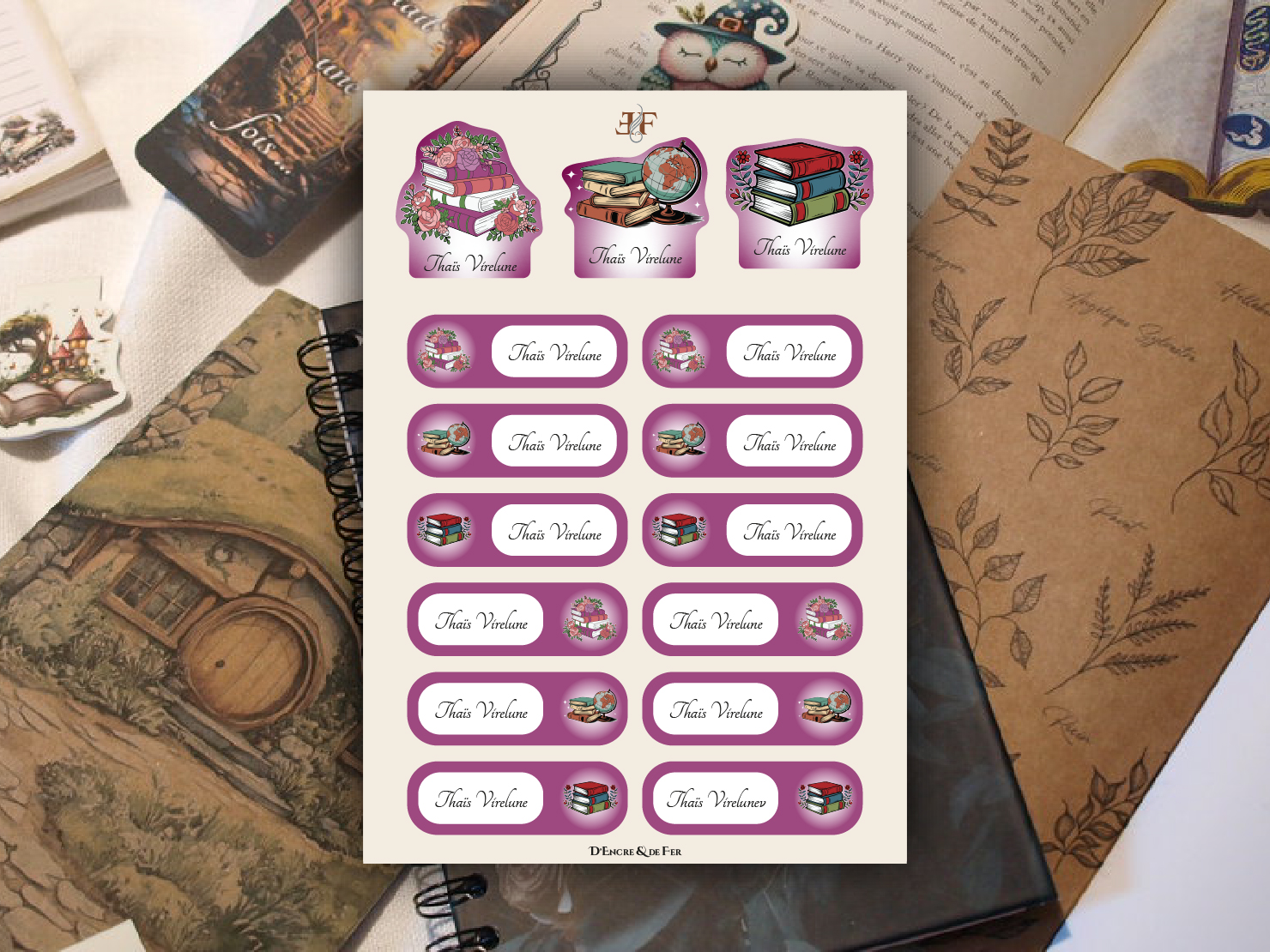Planche de Stickers nominatifs - Personnalisable - Ma PAL – Image 9